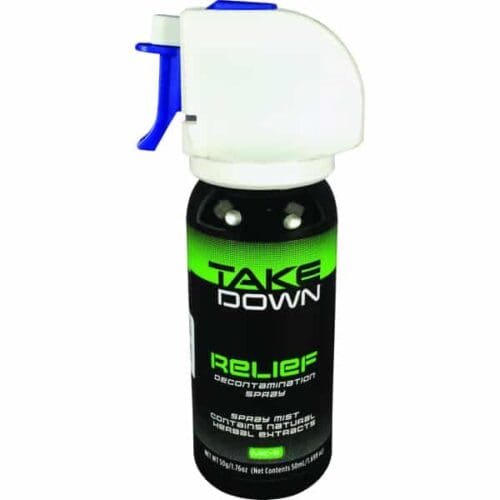 Mace Take Down OC Relief Decontamination Spray Left Side View