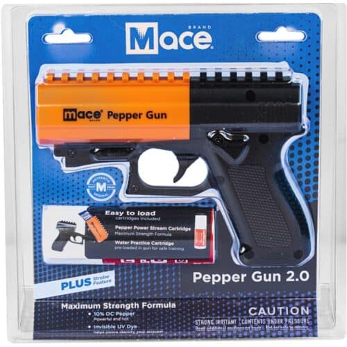 Mace Pepper Gun 2.0 In Package Front View