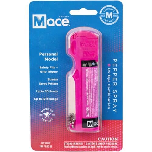 Pink Mace Pepper Spray Personal Model In Package Front View