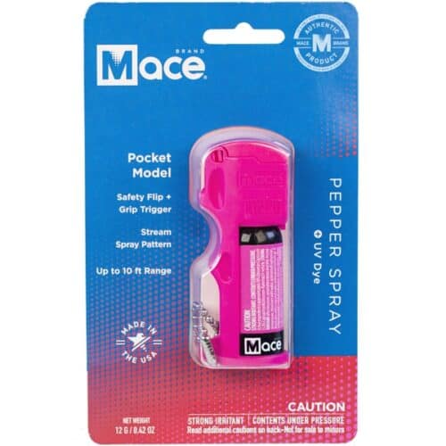 Pink Mace Pepper Spray Pocket Model In Package Front View