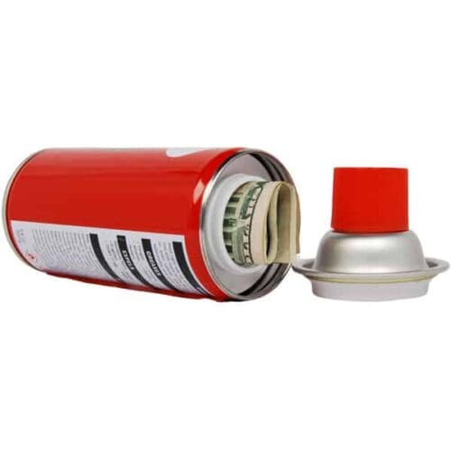 Lubricant Spray Can Diversion Safe Hidden Compartment Open View