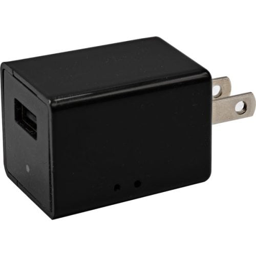 USB Charger Hidden Spy Camera Side View