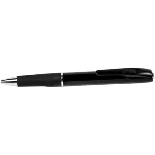 Black Pen HD Hidden Camera With Built In DVR Side View