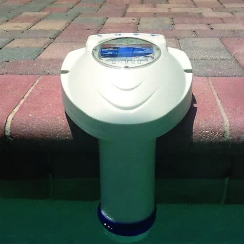 Safety Technology Pool Alarm In Pool Front View