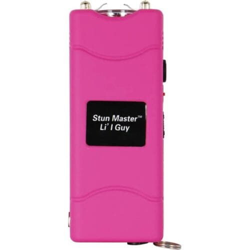 Pink Stun Master Li'L Guy Stun Gun With Keychain Front View