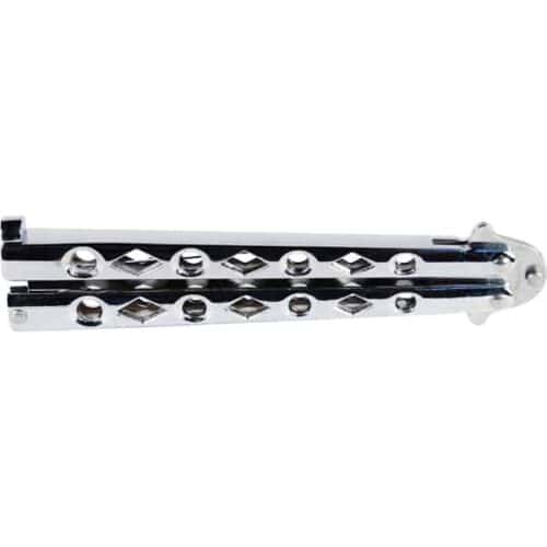 Stainless Steel Butterfly Knife Closed View