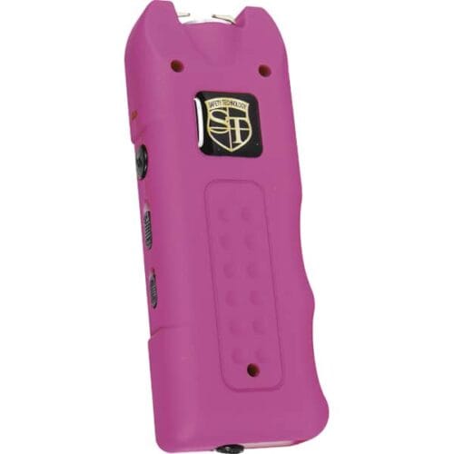 Pink Safety Technology MultiGuard Rechargeable Stun Gun With Alarm and Flashlight