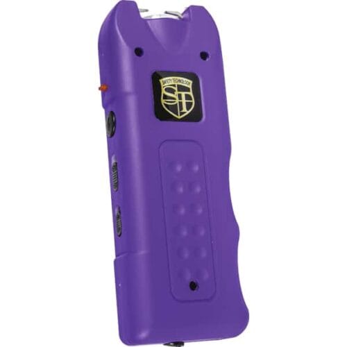 Purple Safety Technology MultiGuard Rechargeable Stun Gun With Alarm and Flashlight