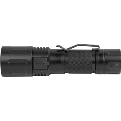 Safety Technology Self Defense Zoomable LED Flashlight Side View