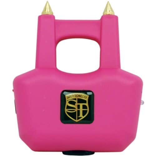 Pink Safety Technology Spike Stun Gun Front View