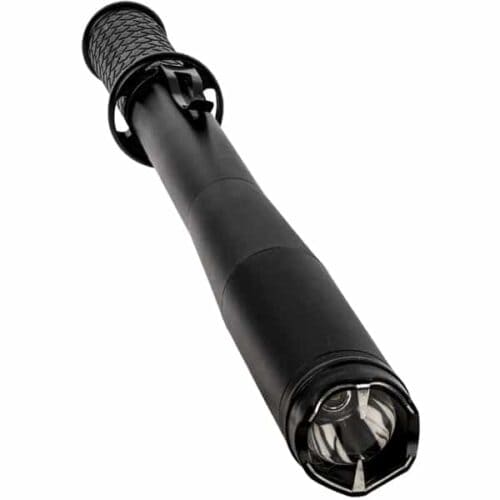 Safety Technology Rechargeable Stun Bat With Flashlight 80 Million Volts Top View
