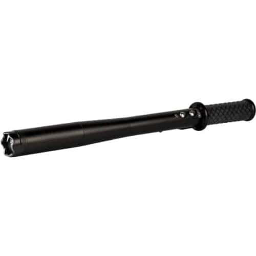 Safety Technology Rechargeable Stun Bat With Flashlight 80 Million Volts Side View