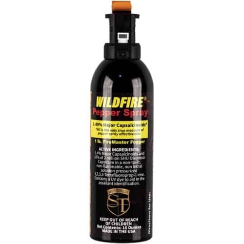 Safety Technology WildFire Pepper Spray 16oz. Fire Master Fogger Made In The USA Front View