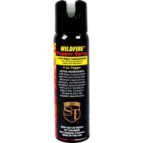 Safety Technology WildFire Pepper Spray 4oz. Fogger Made In The USA Front View