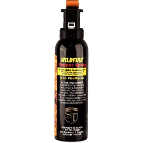 Safety Technology WildFire Pepper Spray 9oz. Fire Master Fogger Made In The USA Front View