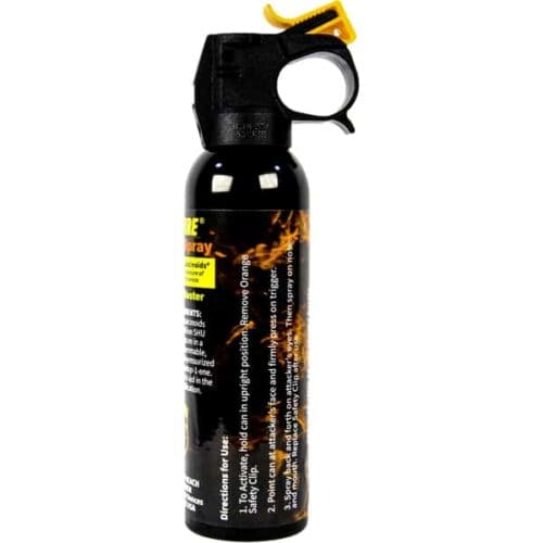 Safety Technology WildFire Pepper Spray 9oz. Fire Master Fogger Made In The USA Side View