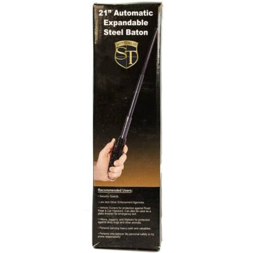 Safety Technology Automatic Expandable Steel Baton In Package