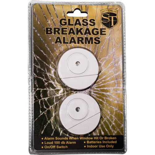 Safety Technology Glass Break Alarm 2 Pack In Package