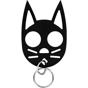 Black Cat Strike Self Defense Keychain