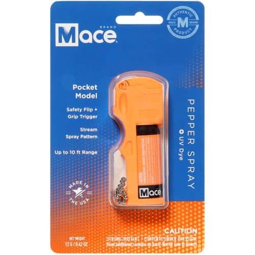 Mace Pepper Spray Pocket Model Orange In Package Made In USA
