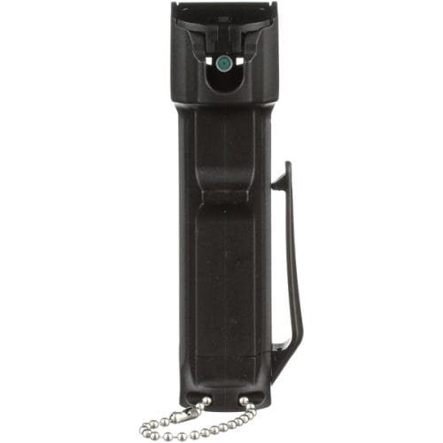 Mace Pepper Spray Police Model Black Front View