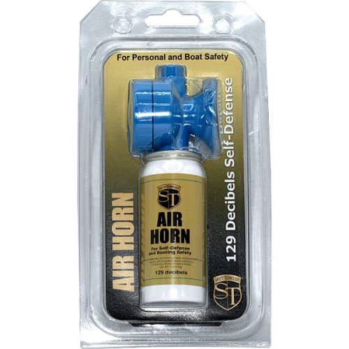 Air Horn Safety Technology Personal and Boat Safety 129 Decibels In Package Front View
