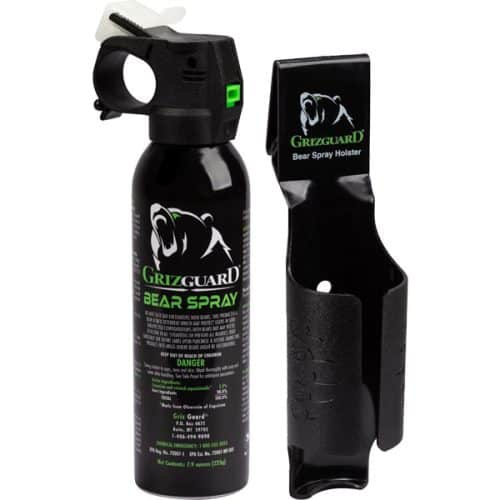 GrizGuard Bear Spray with Holster Made in USA