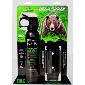 GrizGuard Bear Spray with Holster 30 Foot Fog Made in USA