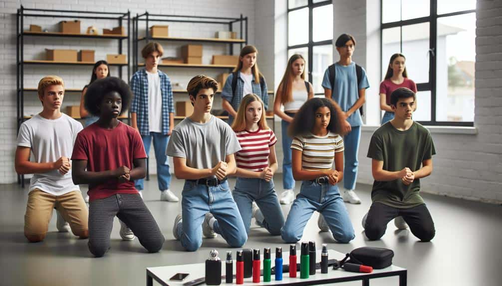 Teens With Self Defense Products