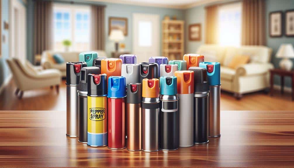 Multiple Pepper Spray Cans