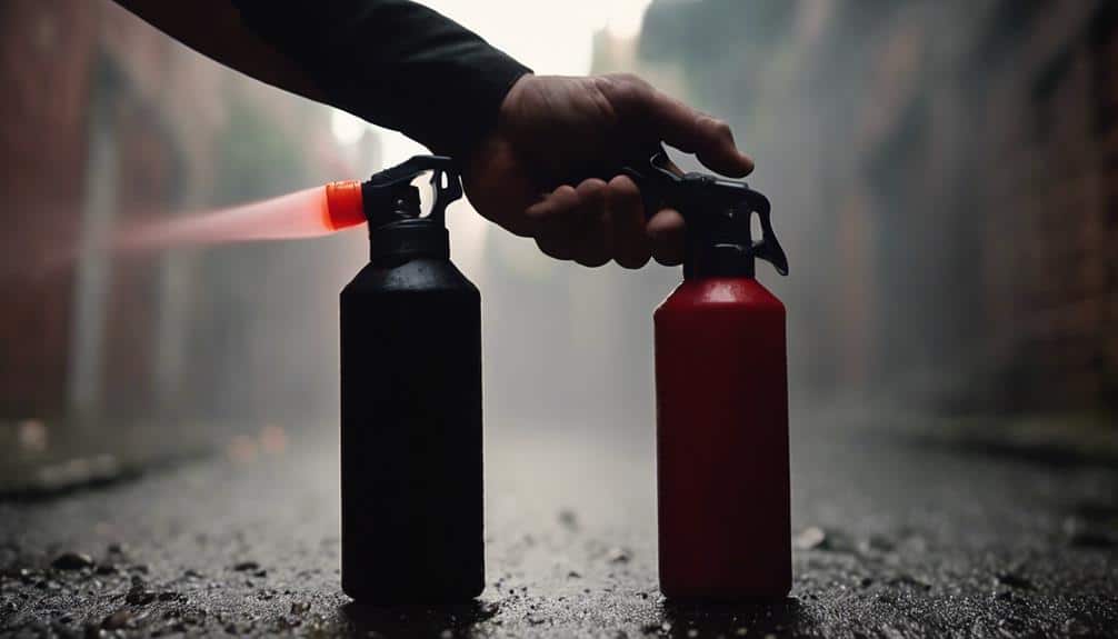 evaluating pepper spray options