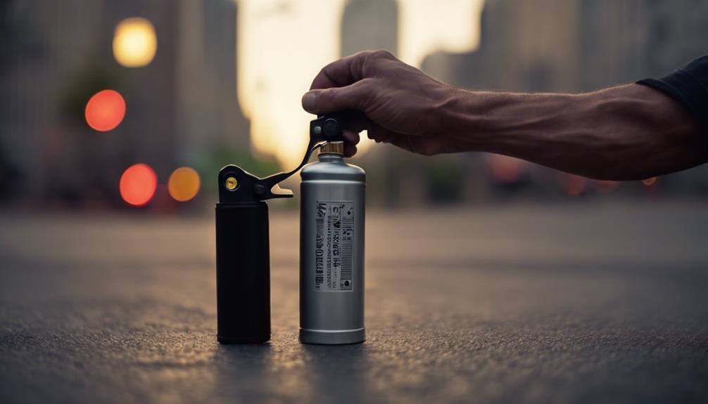 mastering handheld pepper spray