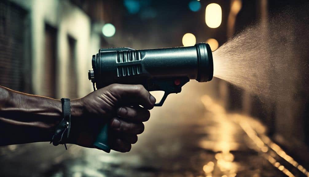 pepper spray gun effectiveness