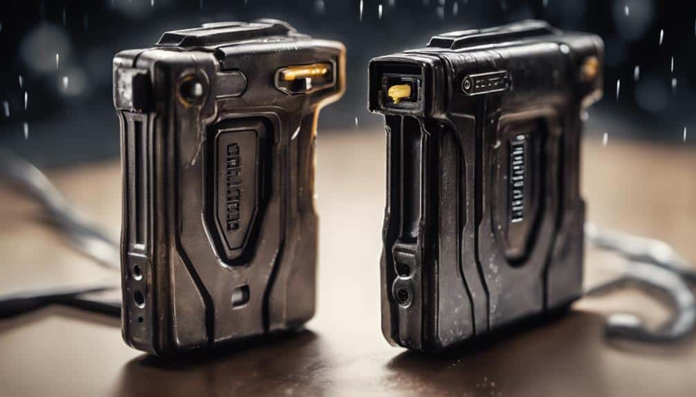 stun gun versus taser pain