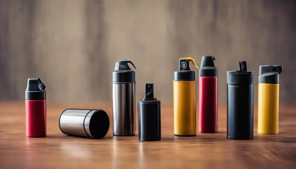 varieties of pepper spray