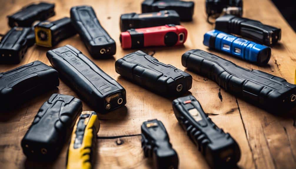 various stun gun types