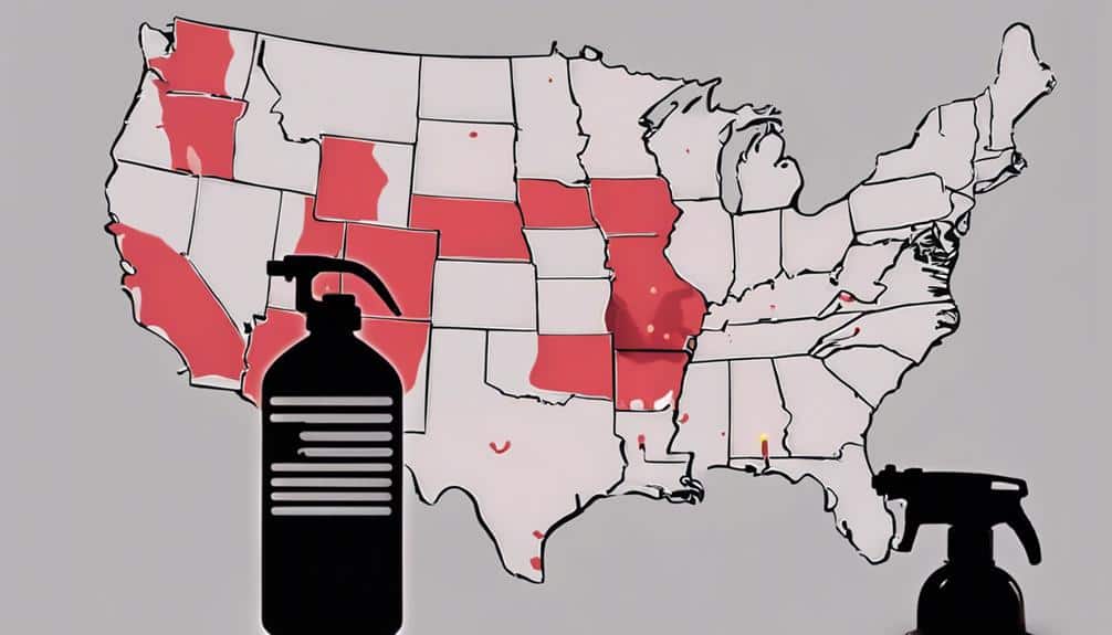 bear spray legality varies state