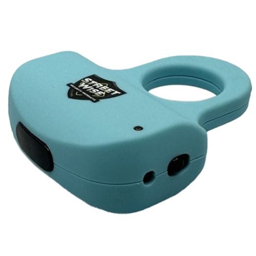 Blue Streetwise Sting Ring Stun Gun Top View