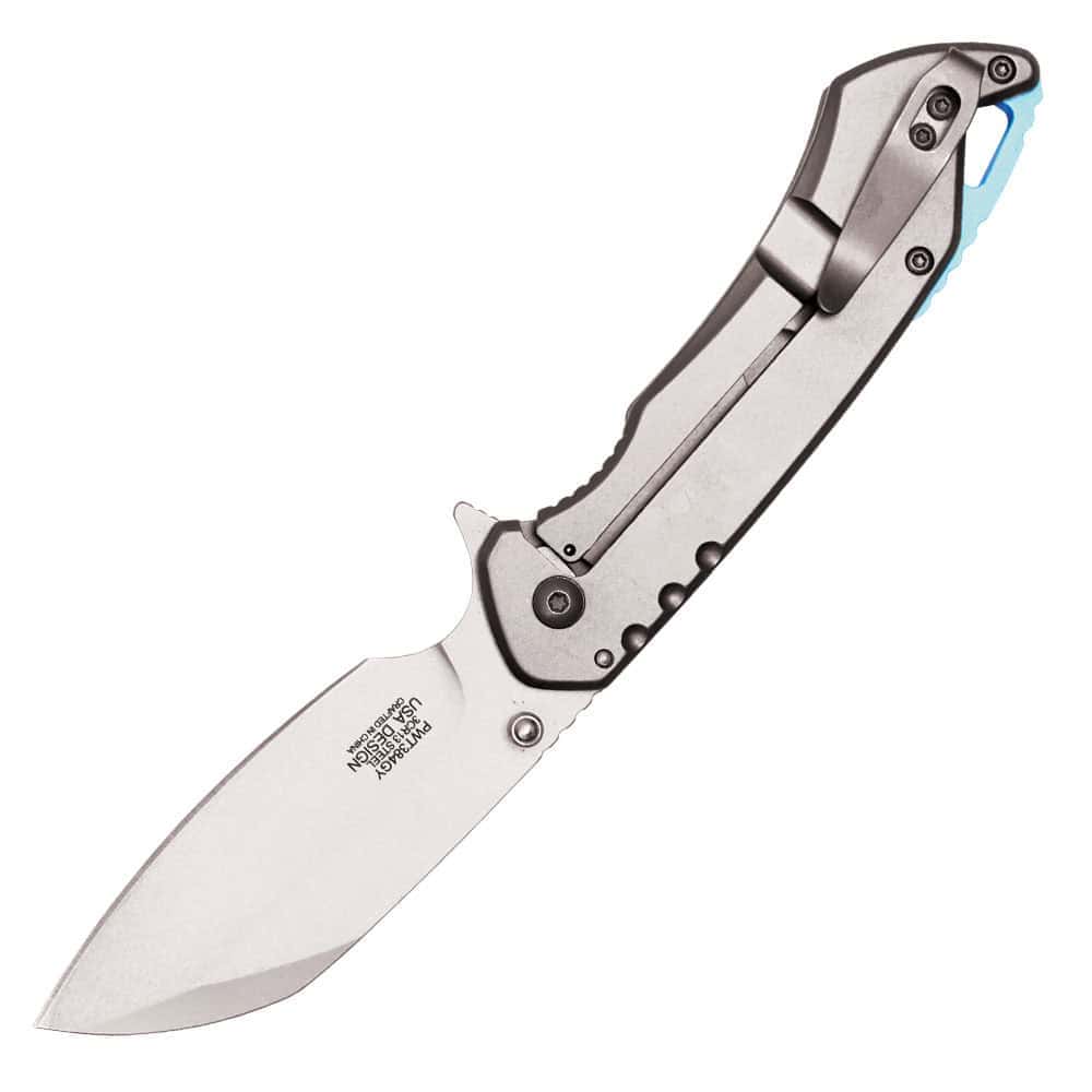 ST-FK-212_bjpg | Para Bellum Defense Folding pocket knife with titanium handle and sharp stainless steel blade, ideal for outdoor and survival enthusiasts.
