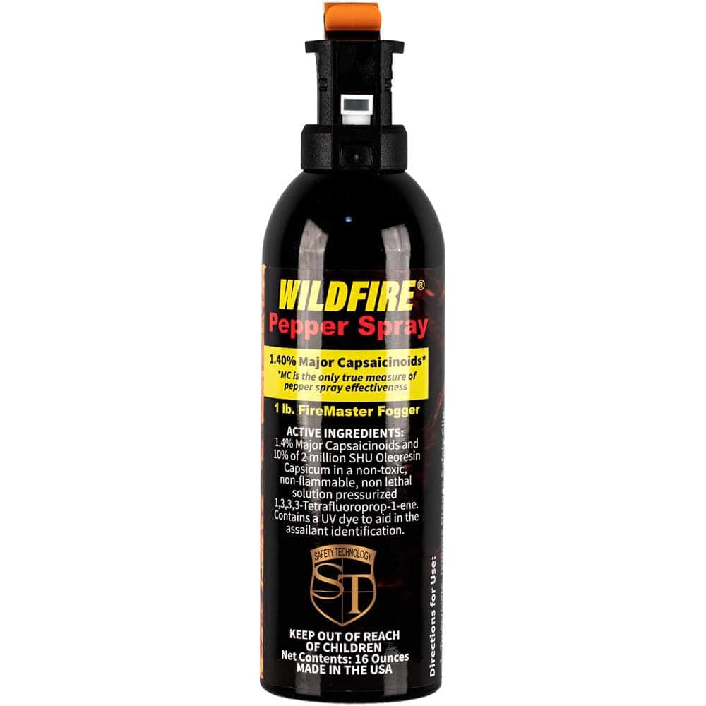 WF-16FM_ajpg | Para Bellum Defense Wildfire Pepper Spray 1 lb canister with 1.40% Major Capsaicinoids, designed for safety and security.