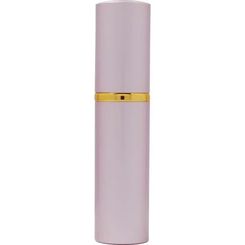 Elegant pink lipstick tube with gold accent, perfect for a chic beauty collection.
