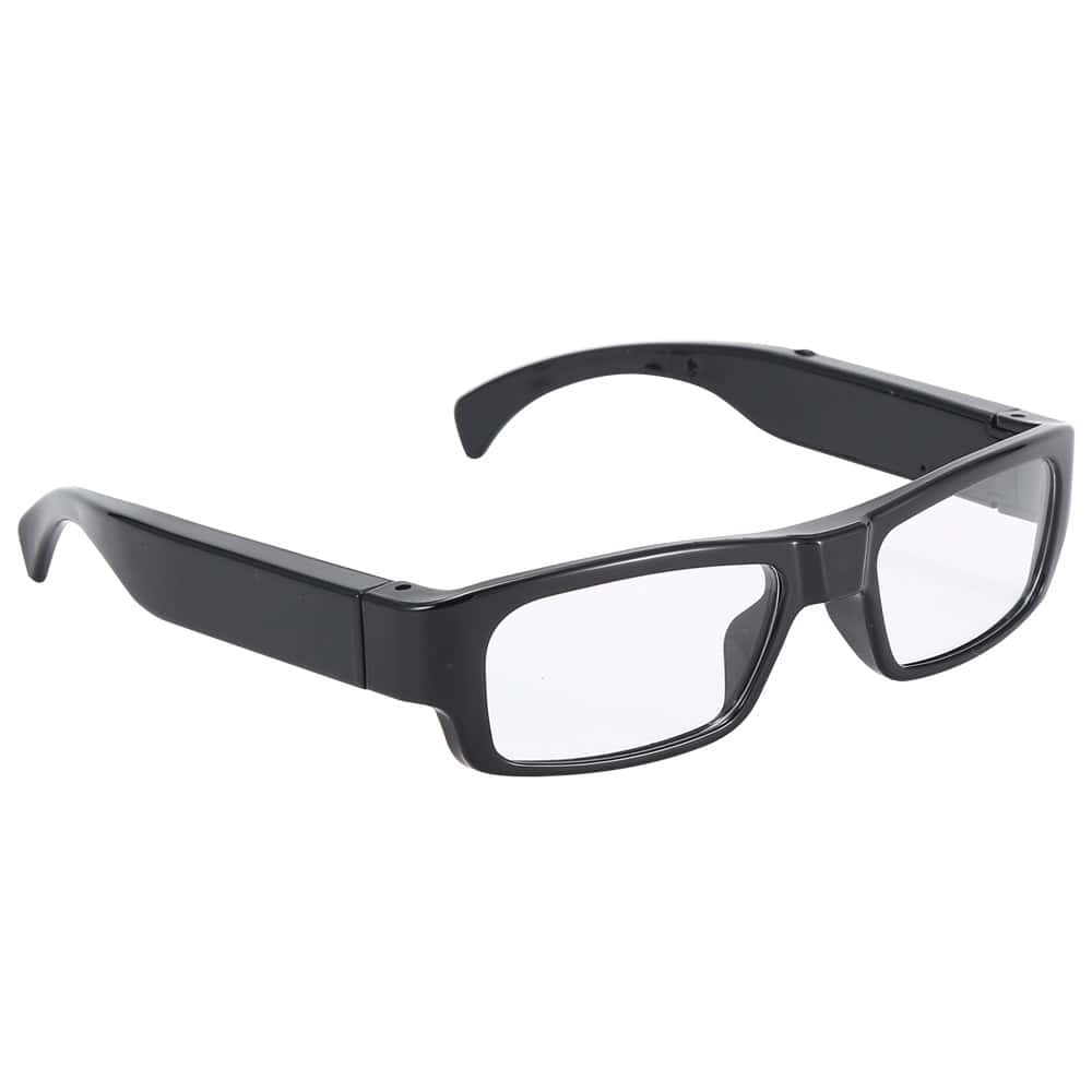 HC-GLASSES_cjpg | Para Bellum Defense Sleek black smart glasses with clear lenses, designed for technology and style. Perfect for modern and tech-savvy individuals.