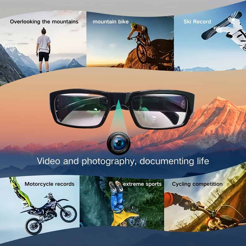 HC-GLASSES_ljpg | Para Bellum Defense Adventure camera glasses for mountain biking, skiing, and more. Capture life’s moments with style and precision.
