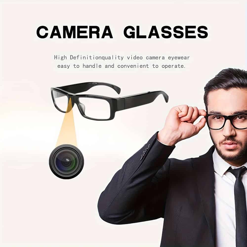 HC-GLASSES_mjpg | Para Bellum Defense Sleek camera glasses for discreet video recording, featuring high-definition video quality and easy operation.
